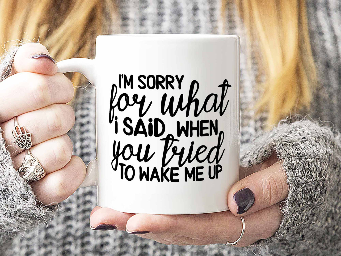 Don't Wake Me Up Coffee Mug
