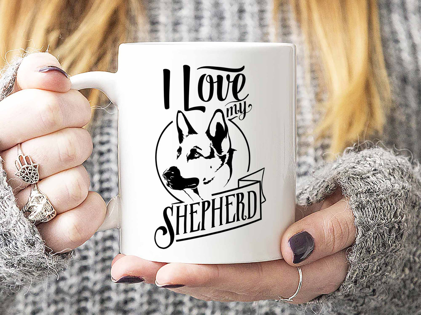I Love My German Shepherd Coffee Mug