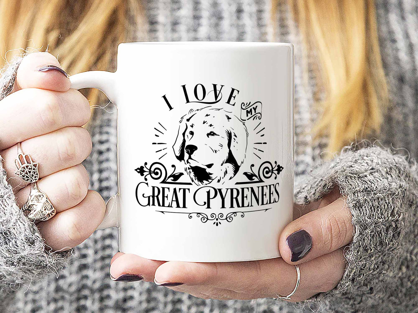 I Love My Great Pyrenees Coffee Mug