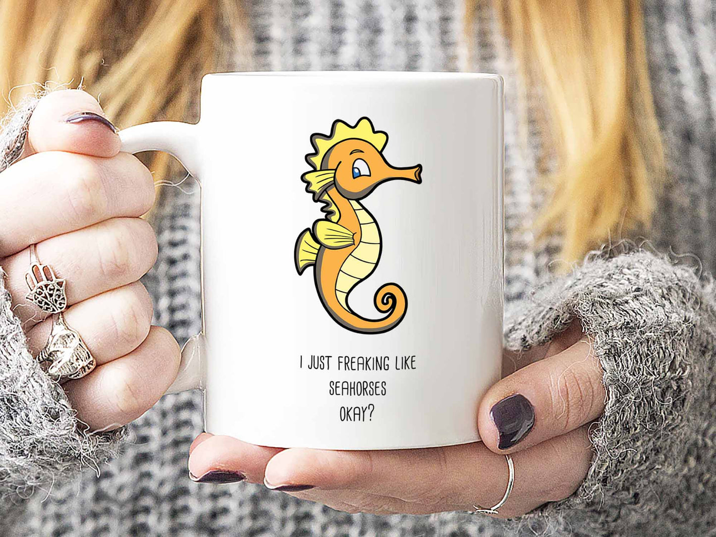 I Just Like Seahorses Coffee Mug