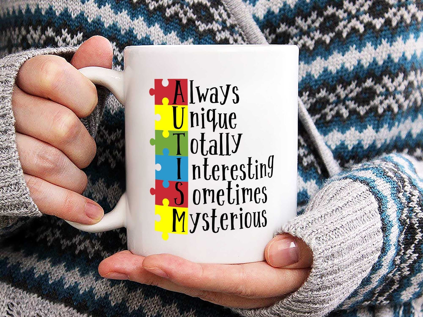 Always Unique Autism Coffee Mug