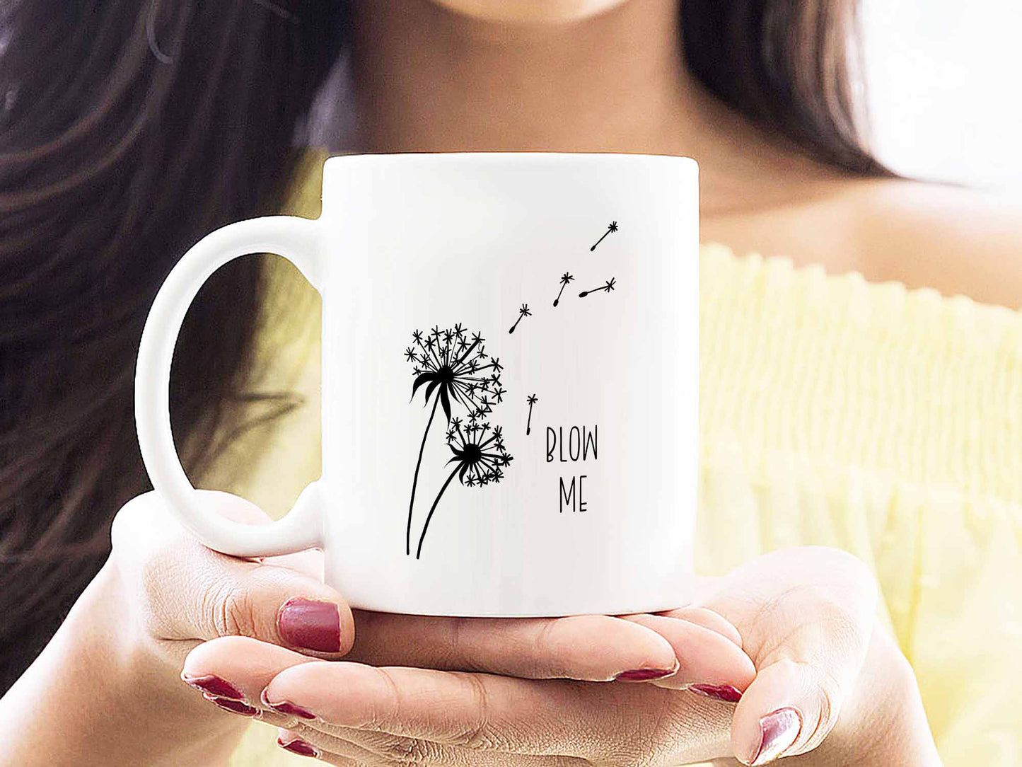 Blow Me Dandelion Coffee Mug