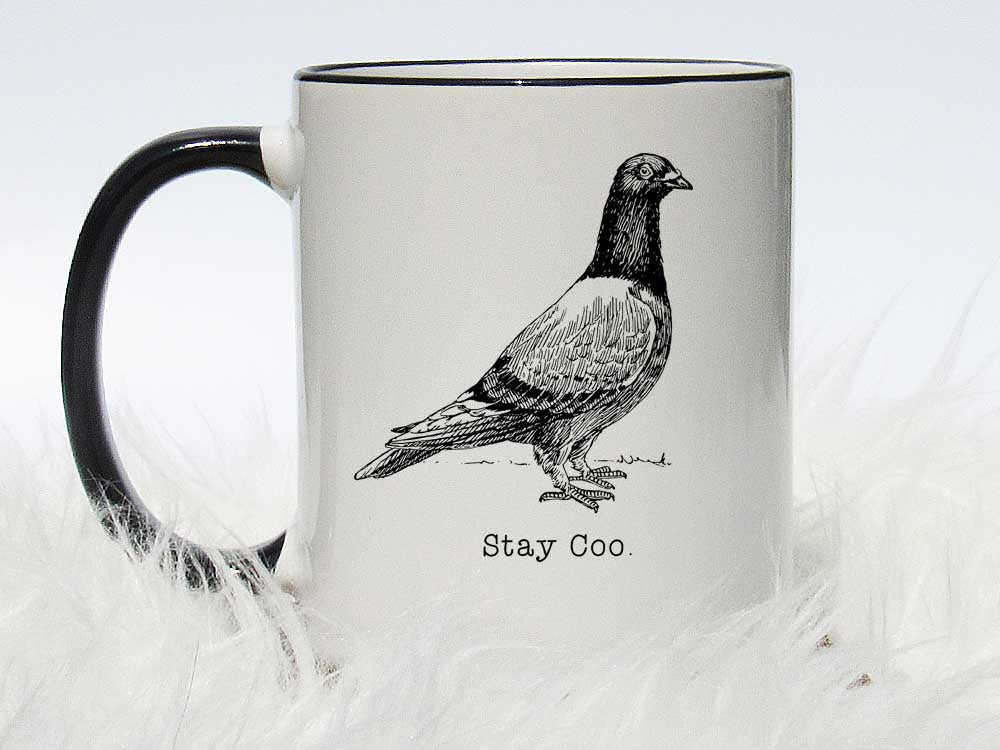 Stay Coo Pigeon Coffee Mug