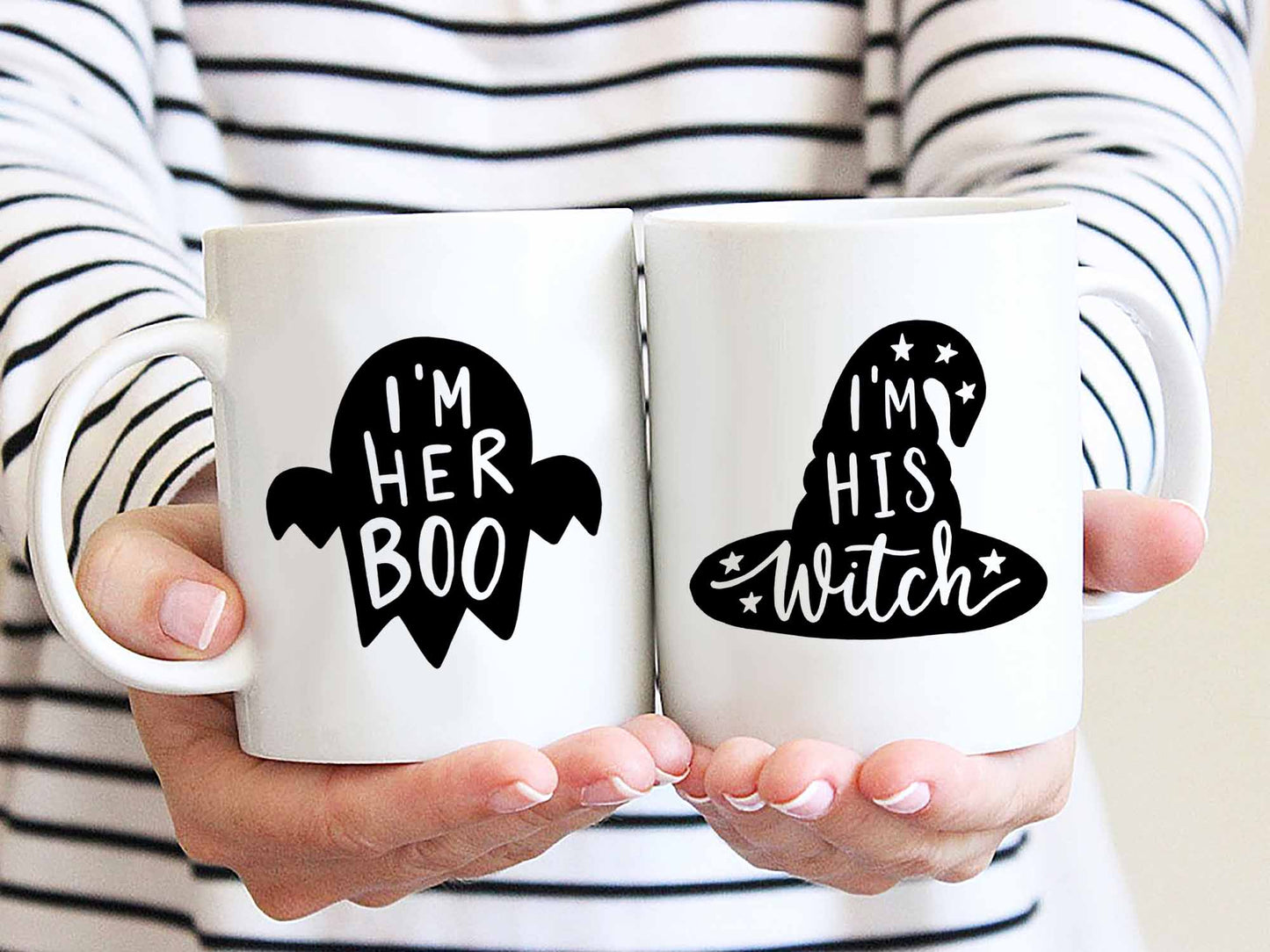 Her Boo His Witch Couples Mug Set