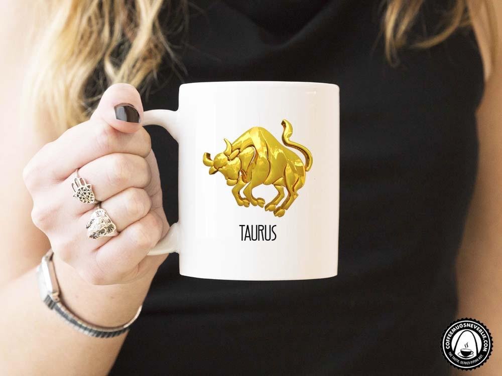 Taurus Gold Coffee Mug