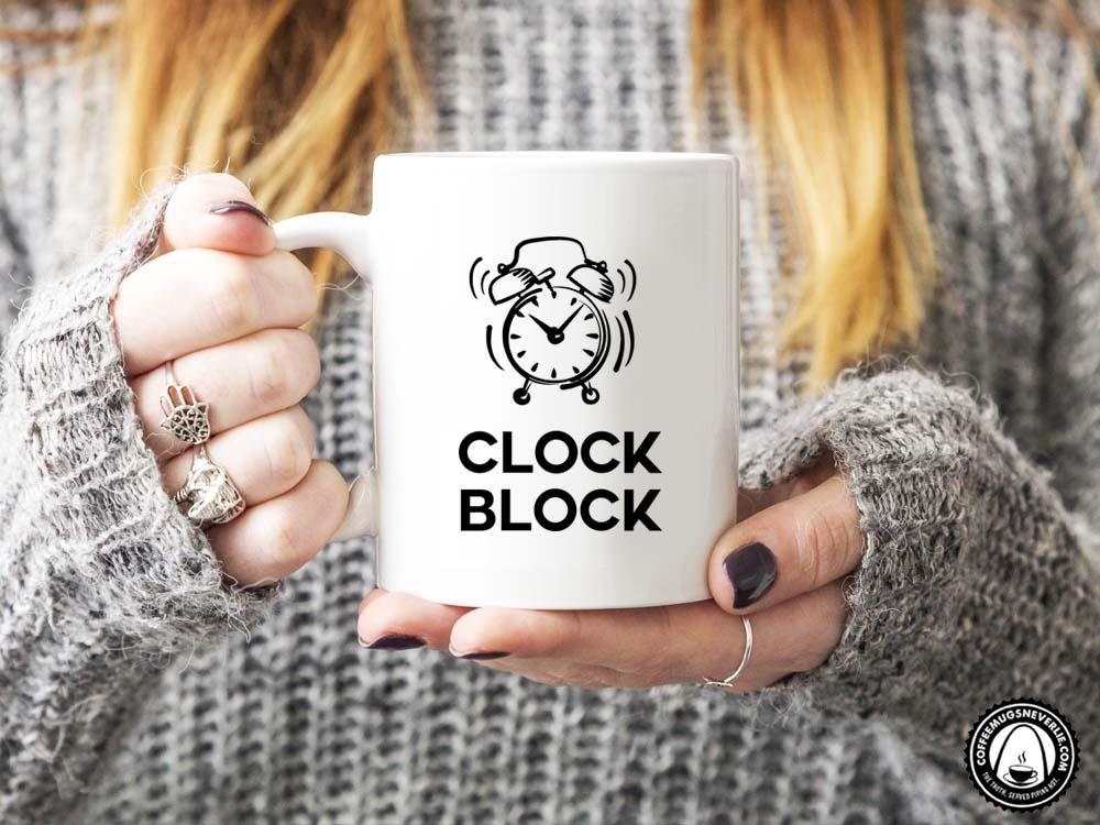 Clock Block Coffee Mug