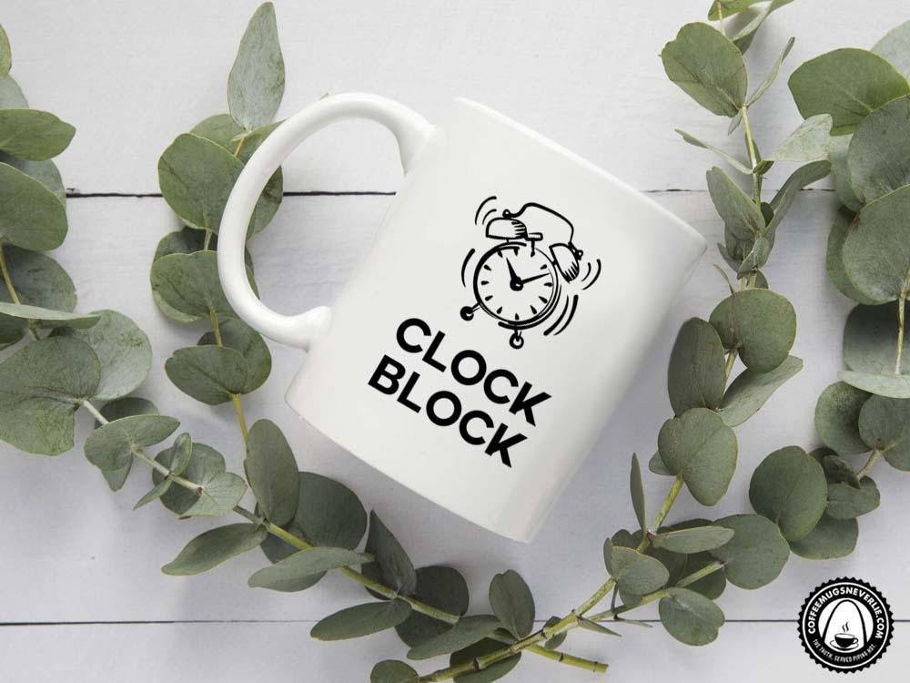 Clock Block Coffee Mug
