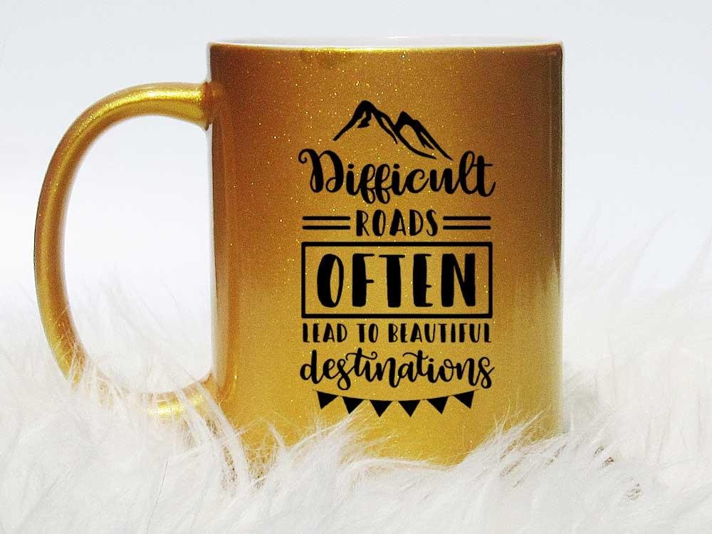 Difficult Roads Coffee Mug