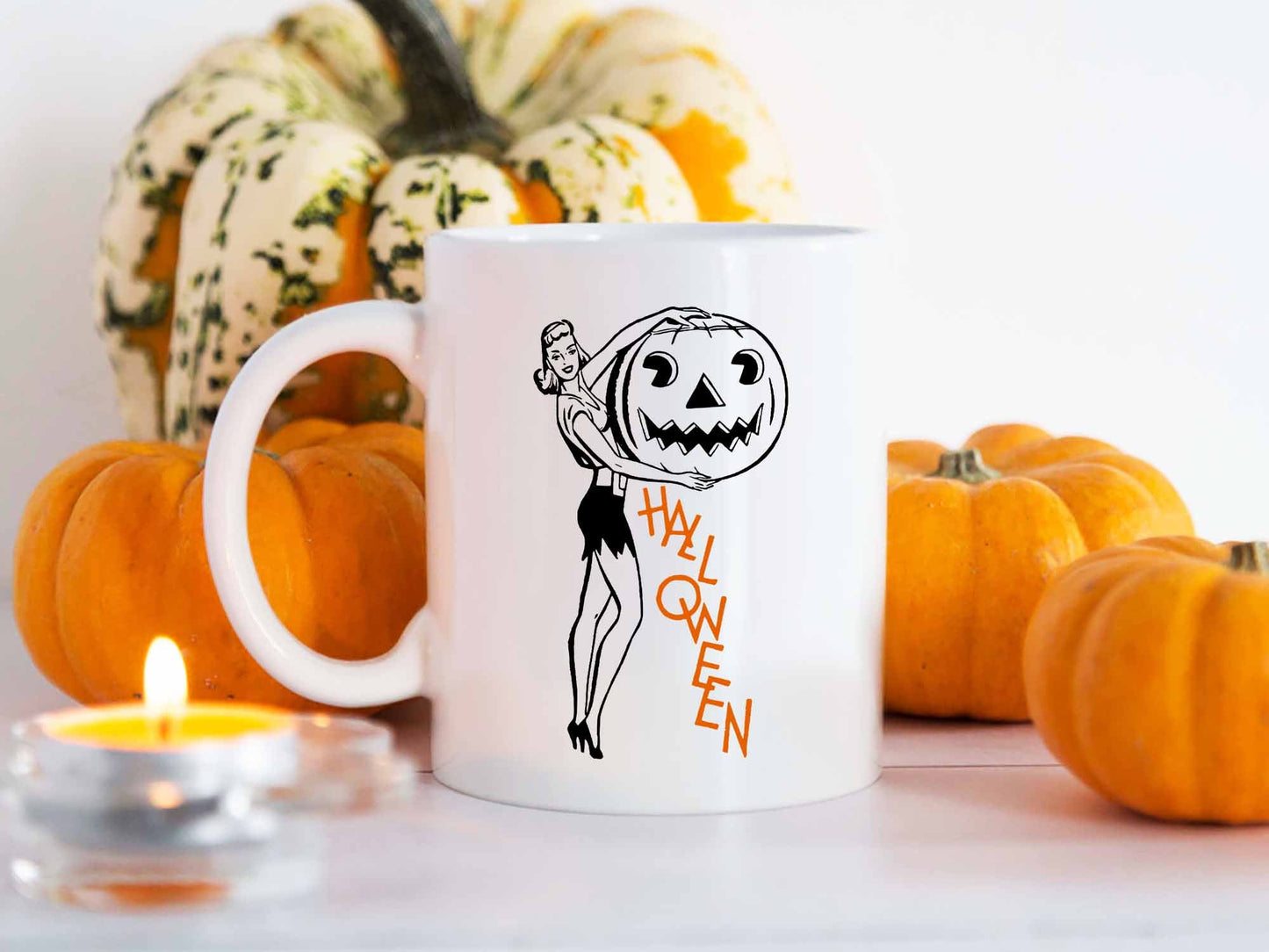Retro Halloween Coffee Mug