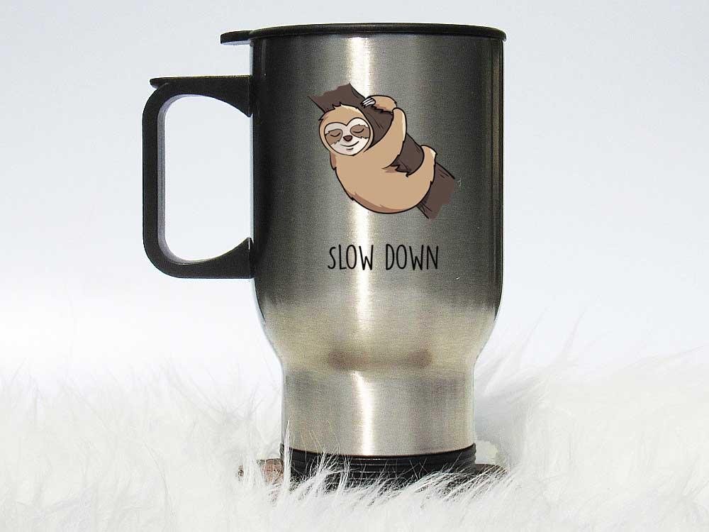 Slow Down Sloth Coffee Mug