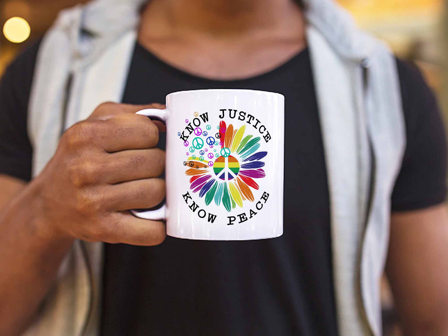 Know Peace Coffee Mug