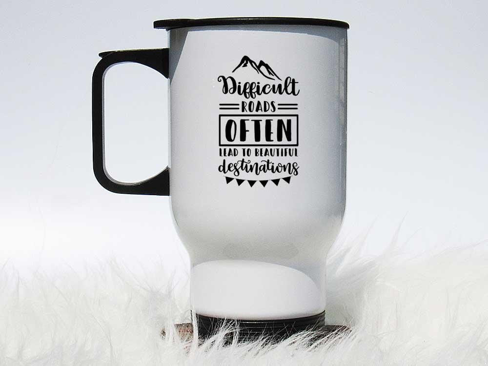 Difficult Roads Coffee Mug