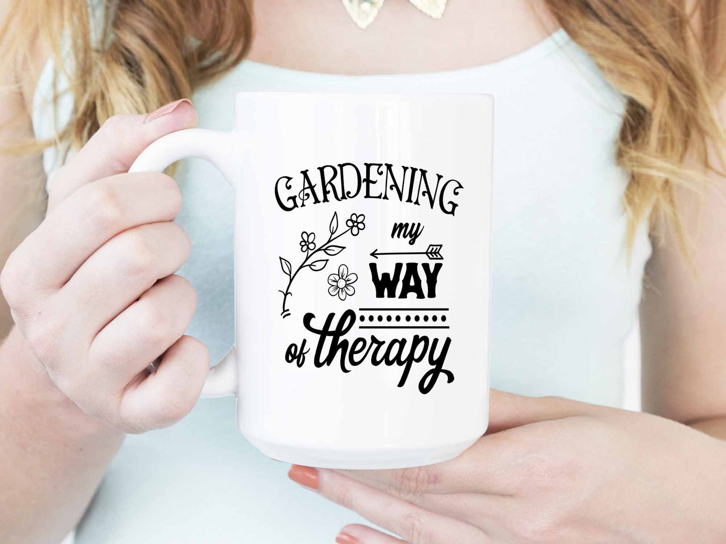 Gardening Way of Therapy Coffee Mug