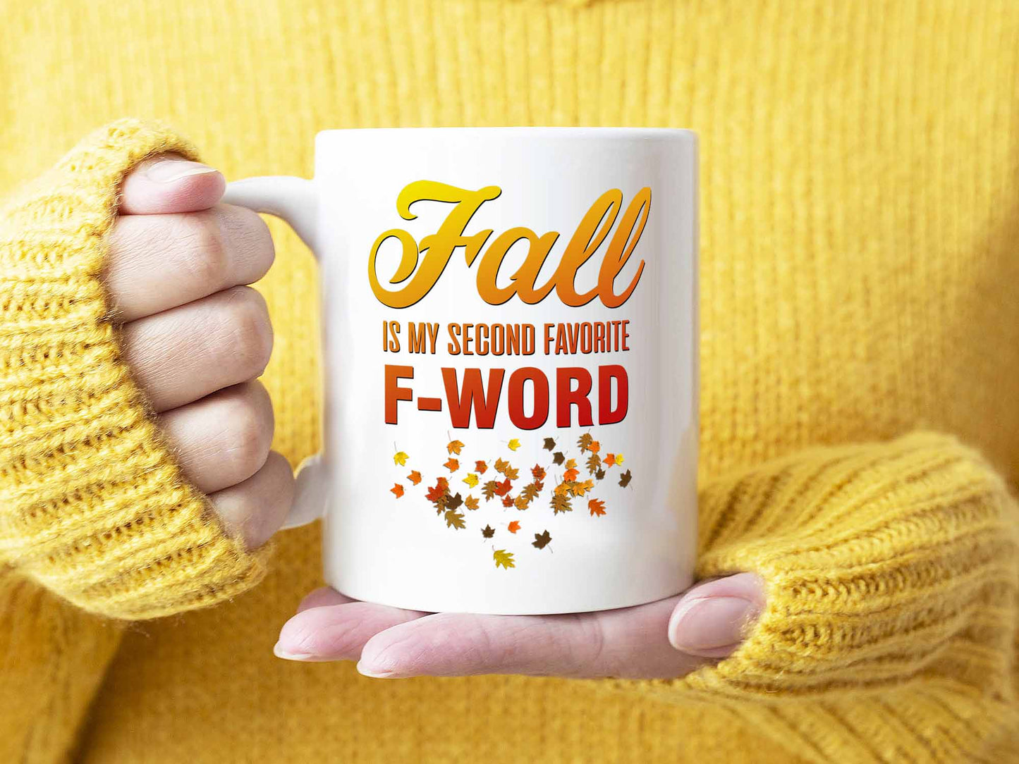 Fall My Favorite F Word Coffee Mug