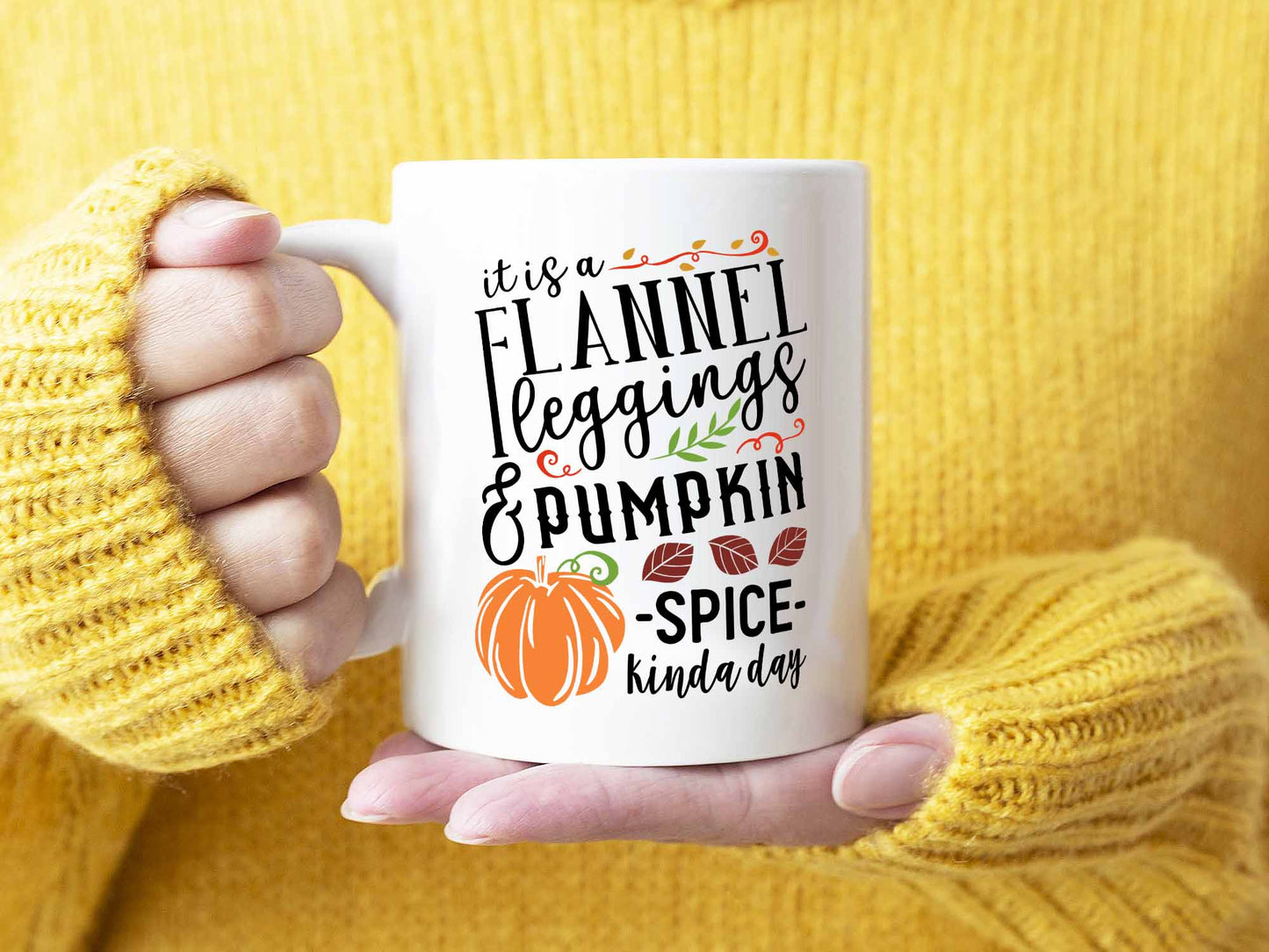 Flannel Legging Kinda Day Coffee Mug