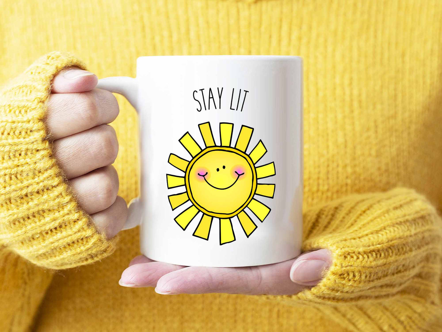 Stay Lit Sun Coffee Mug
