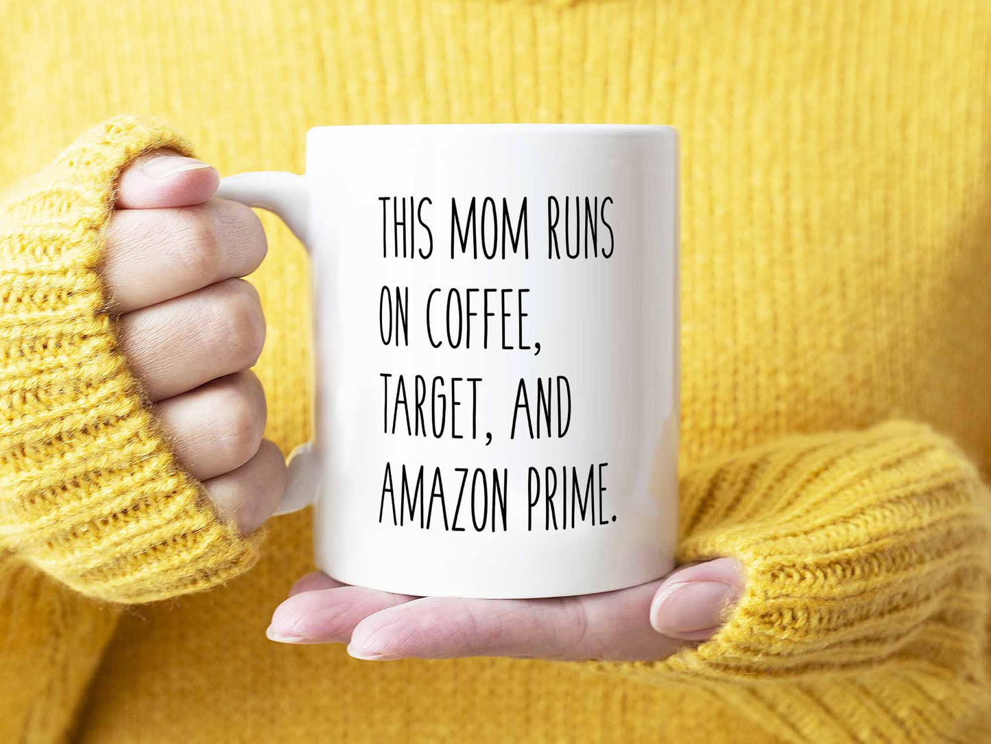 This Mom Runs on Coffee Mug