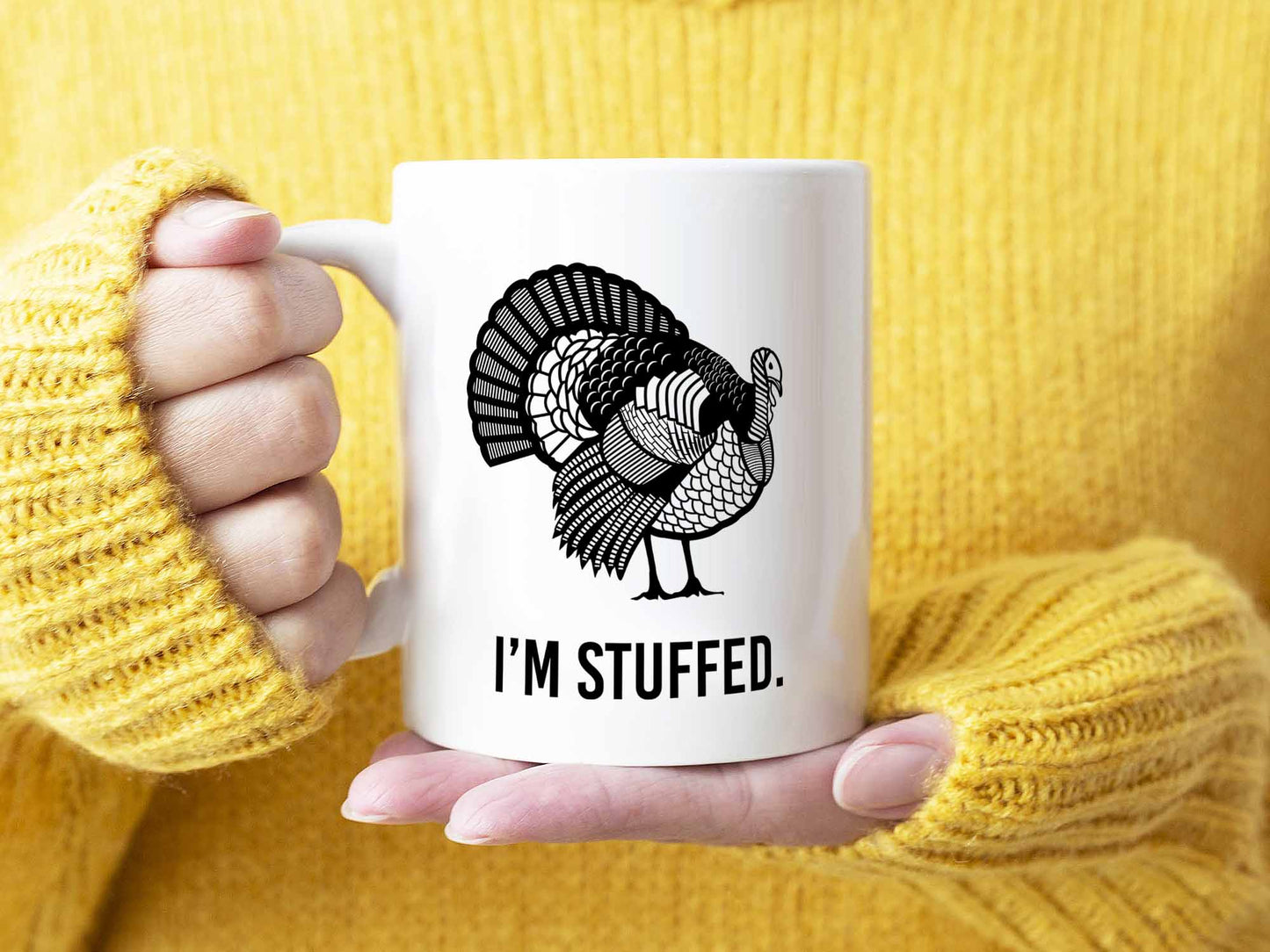 I'm Stuffed Turkey Coffee Mug