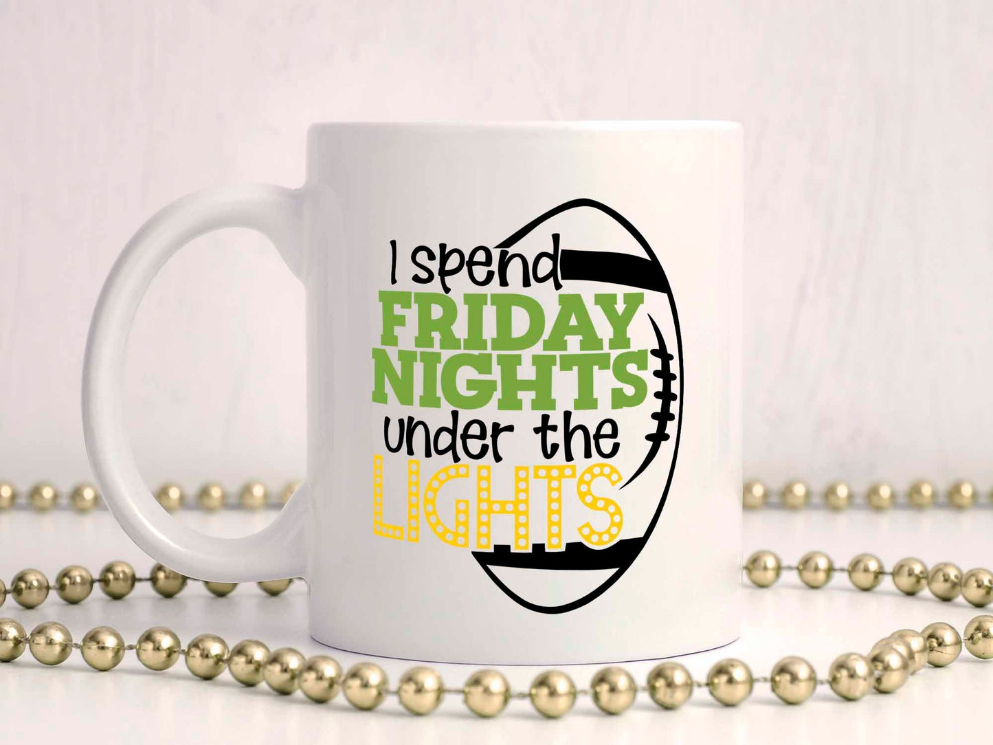 Friday Nights Under Lights Coffee Mug
