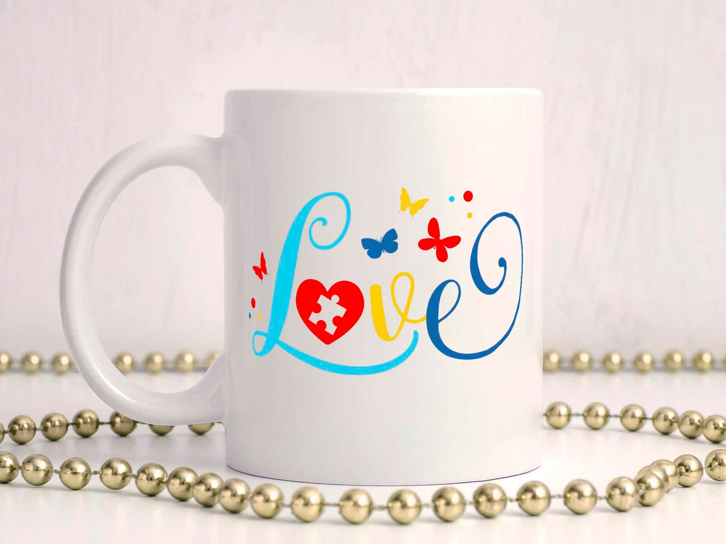 Autism Love Coffee Mug