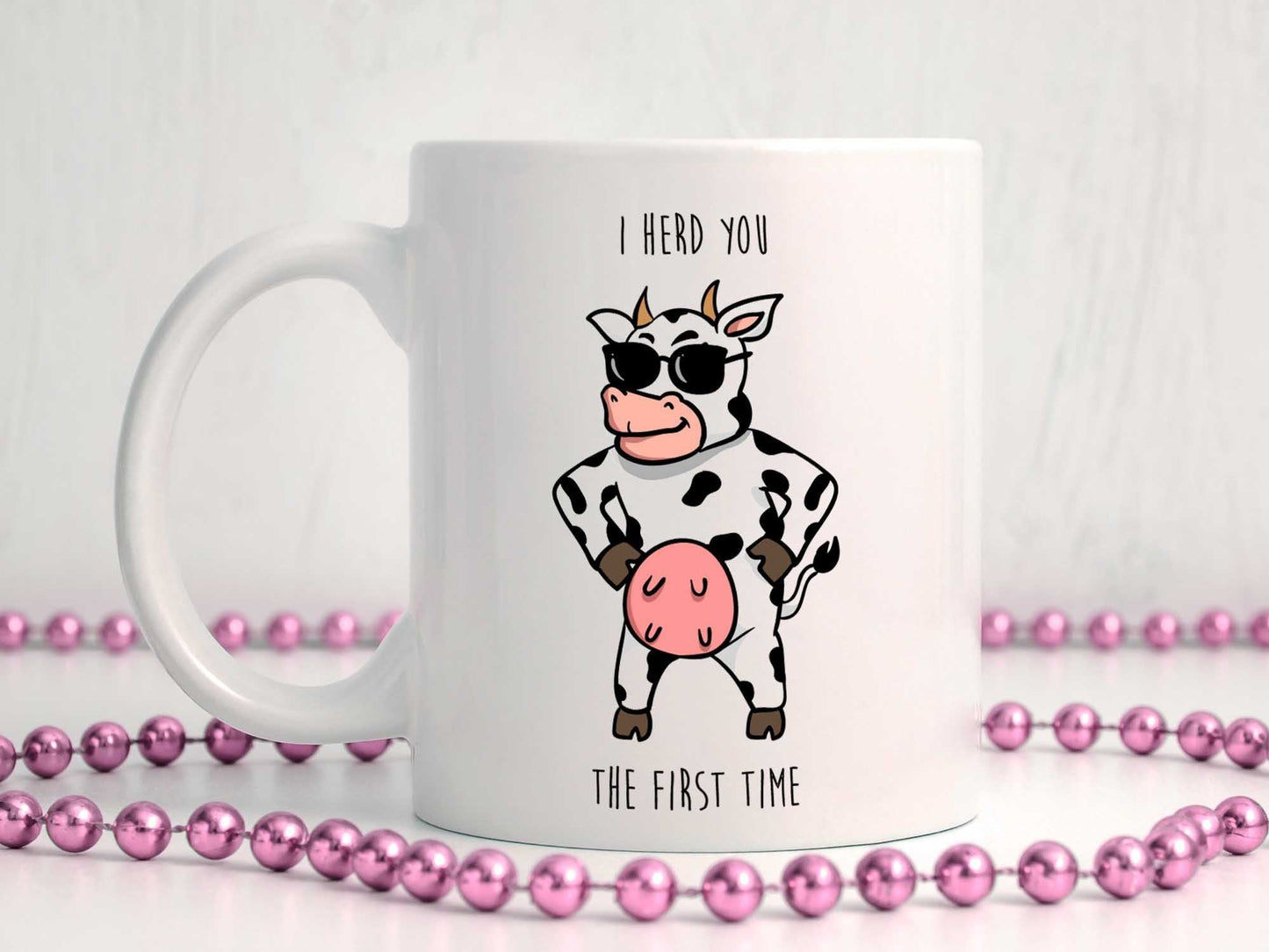 I Herd You Cow Coffee Mug
