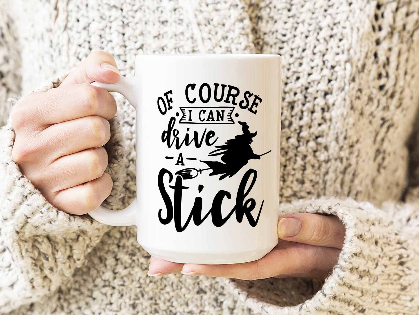 Drive a Stick Coffee Mug