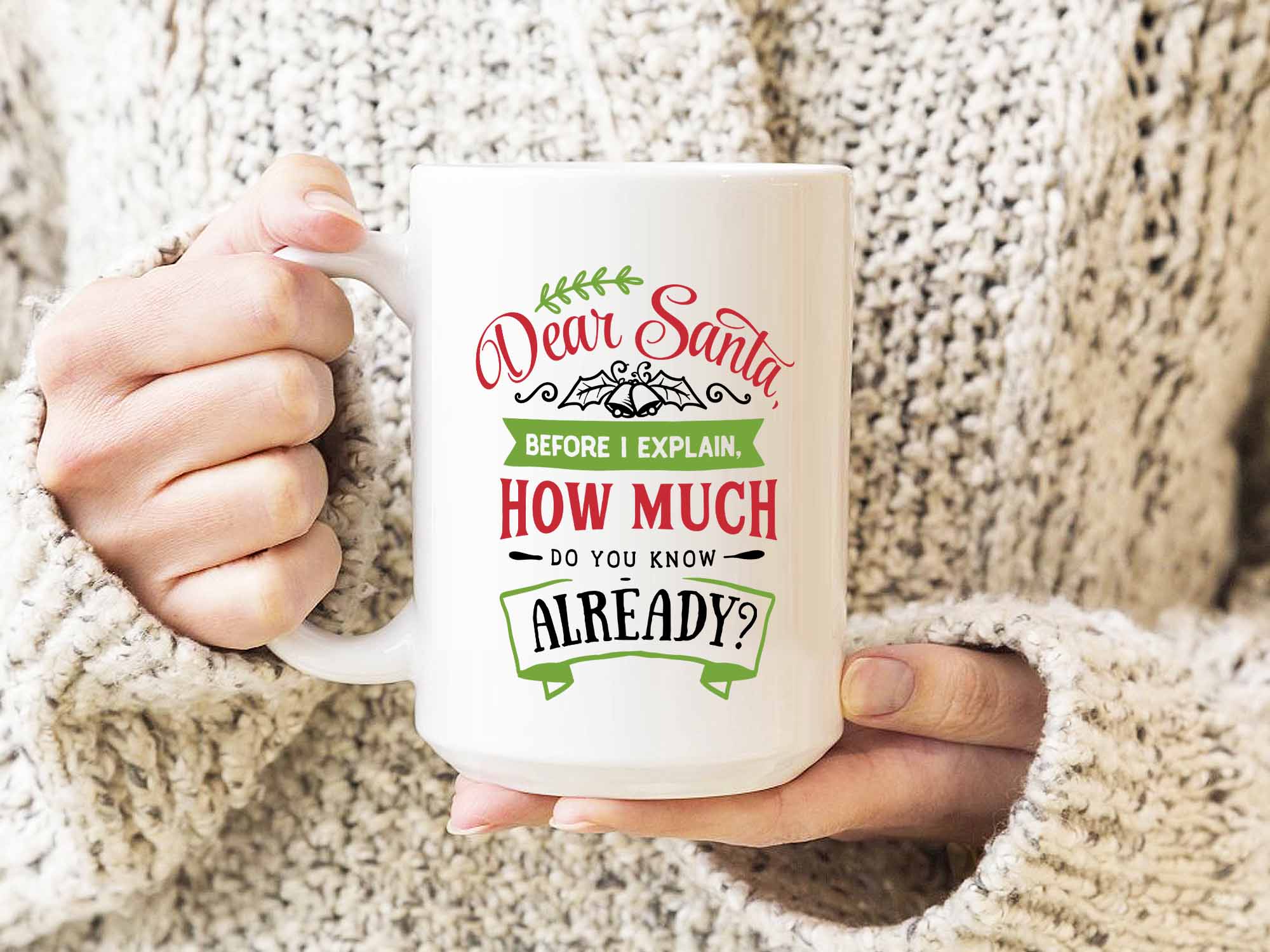 Santa Before I Explain Coffee Mug