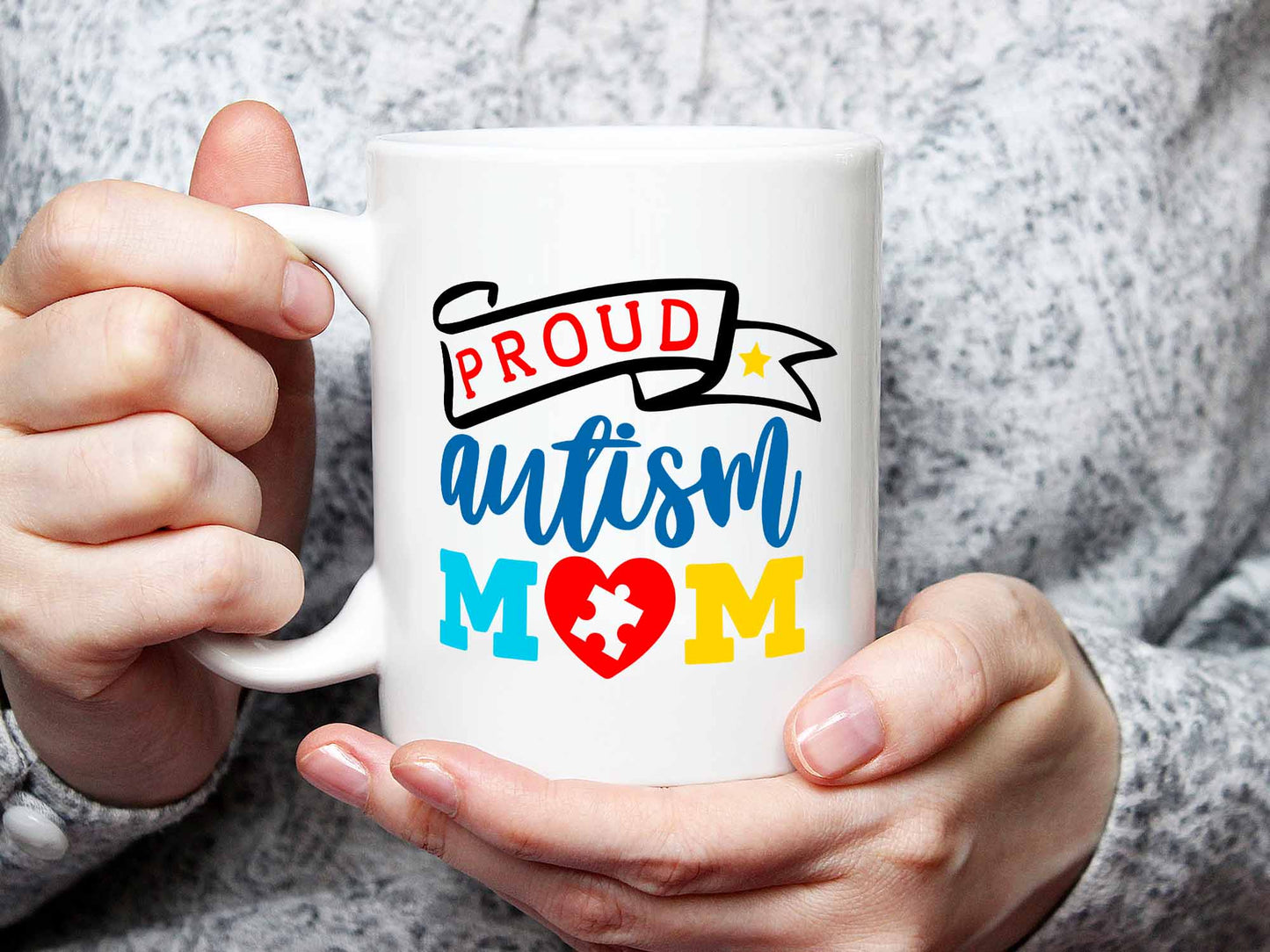 Proud Autism Mom Coffee Mug