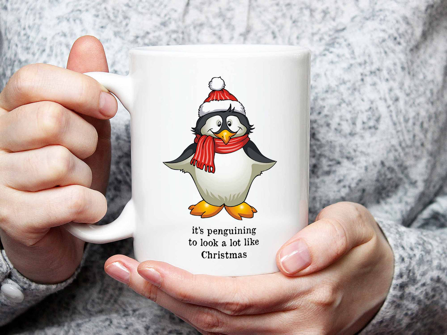 Penguin Christmas Coffee Mug