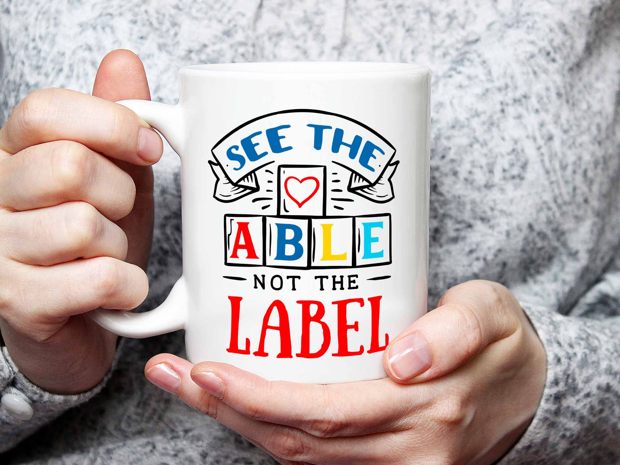 See the Able Autism Coffee Mug