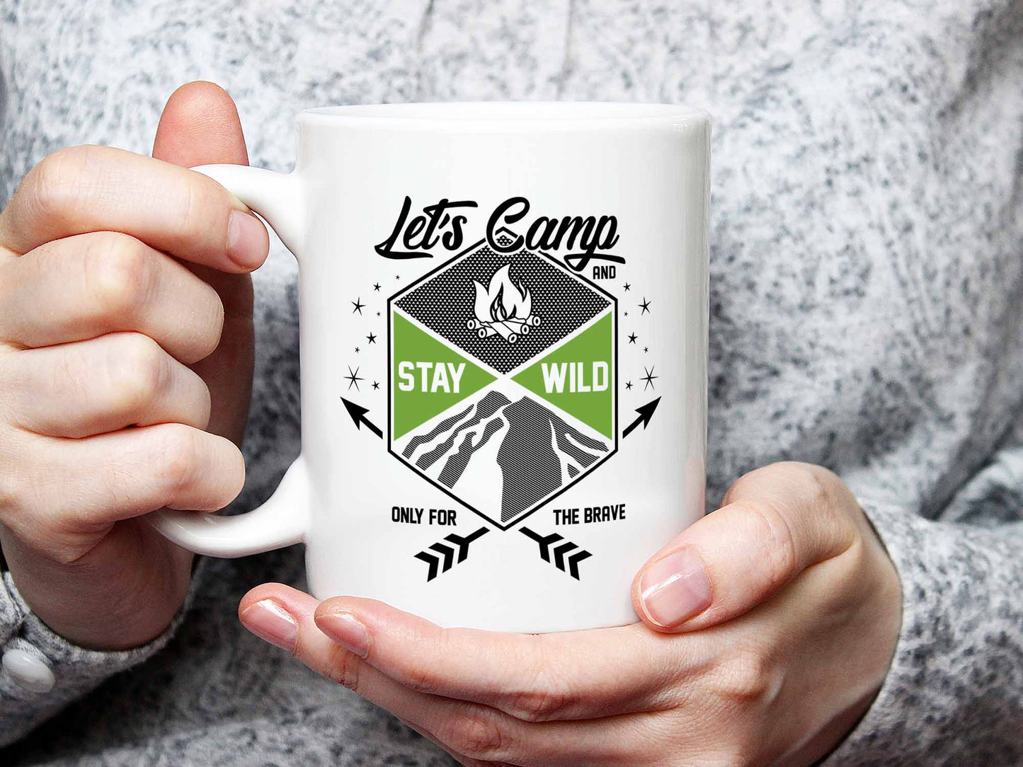 Camp and Stay Wild Coffee Mug