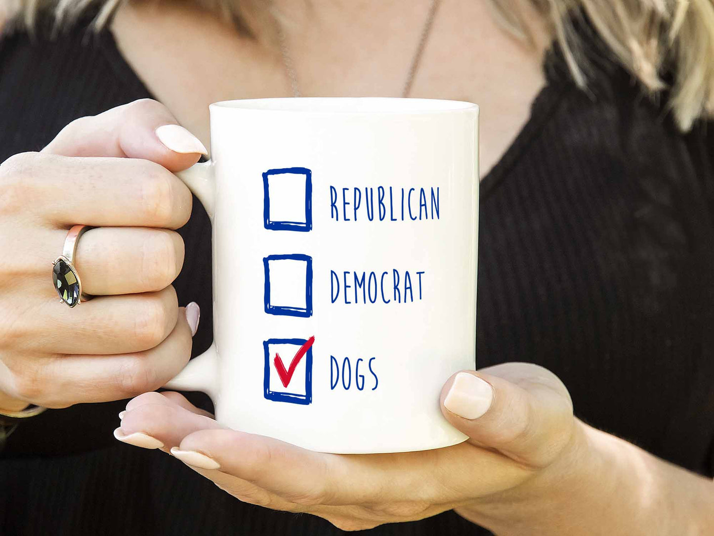 Republican Democrat Dogs Coffee Mug