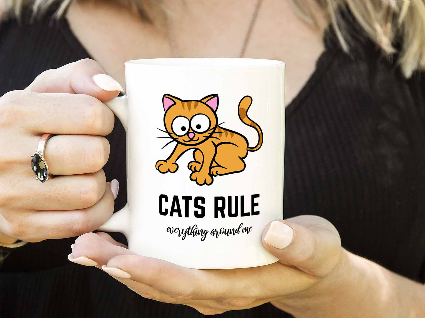 Cats Rule Coffee Mug