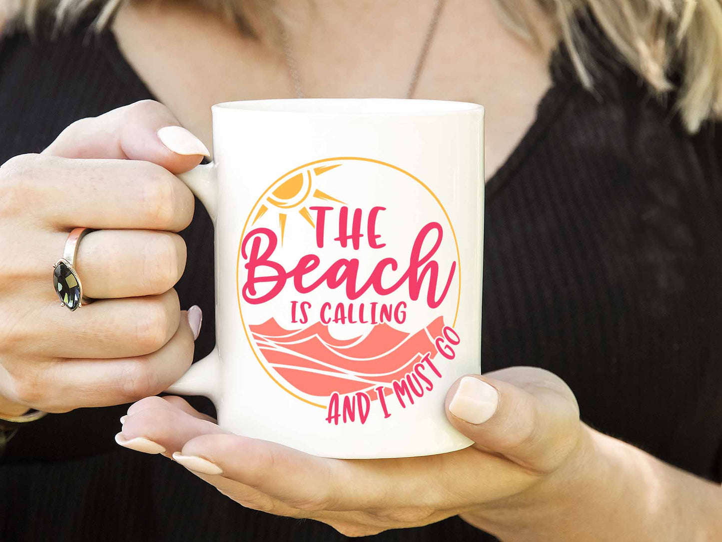 The Beach is Calling Coffee Mug