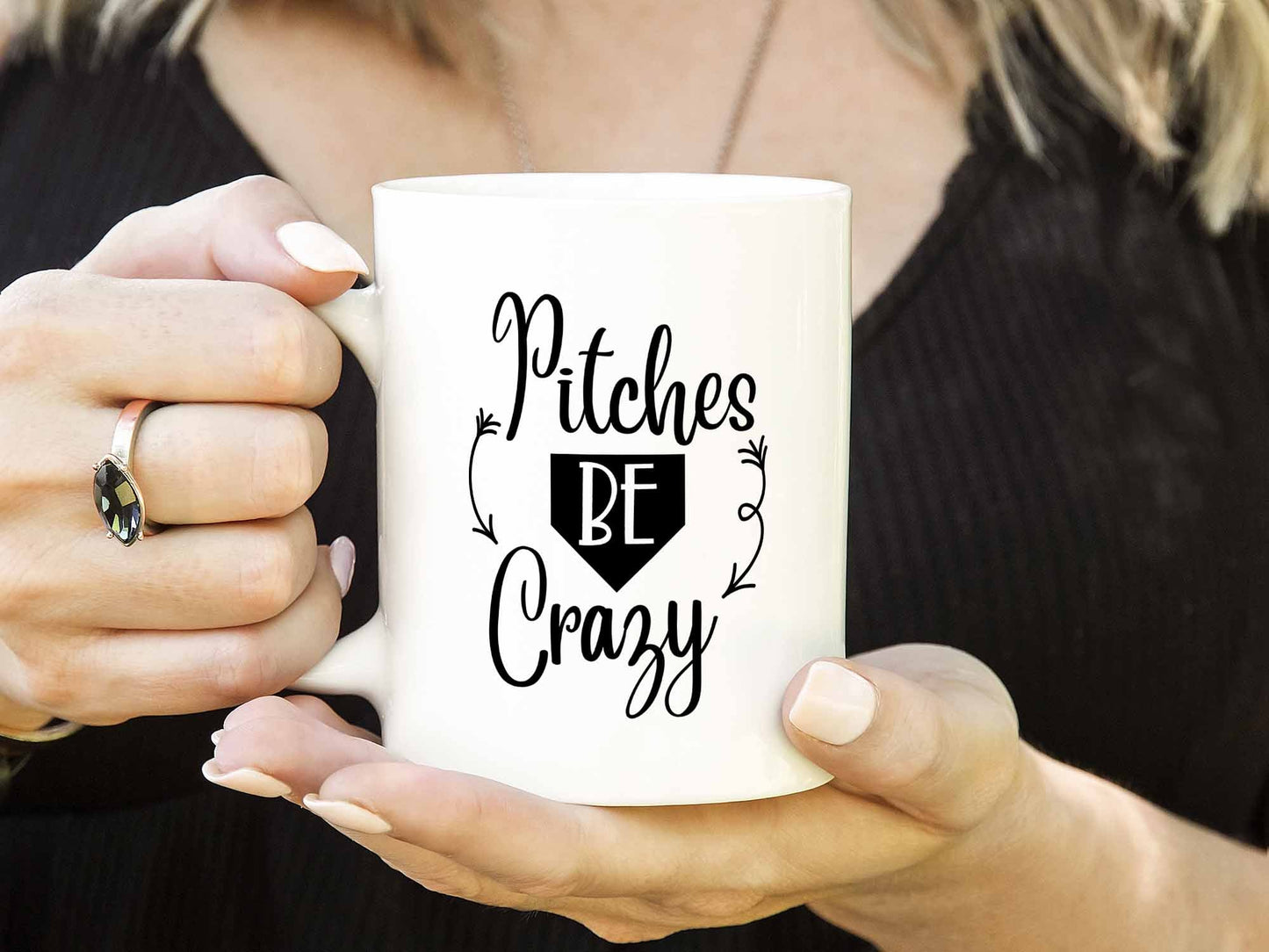 Pitches Be Crazy Coffee Mug