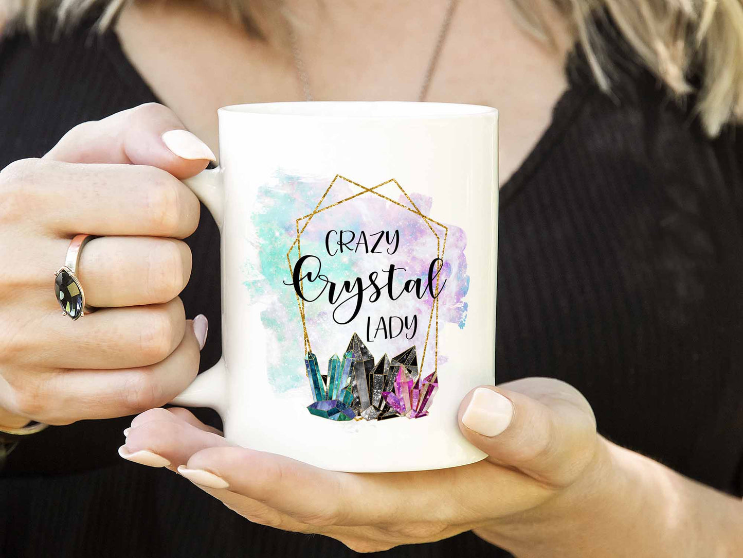 Crazy Crystal Lady Coffee Mug