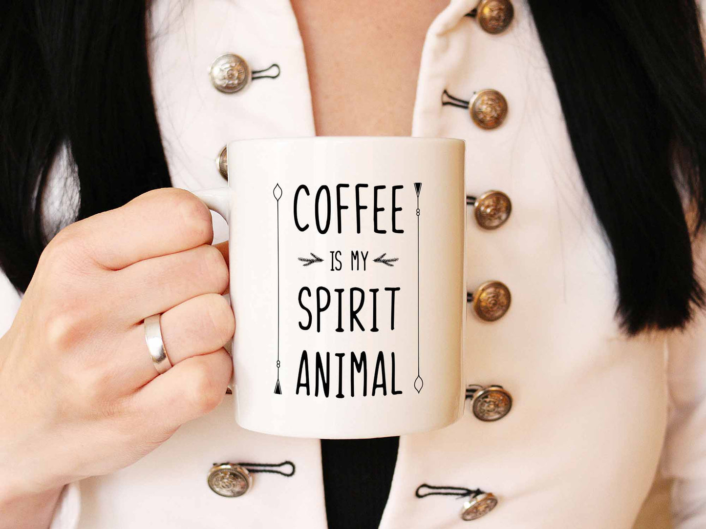Coffee is My Spirit Animal Coffee Mug