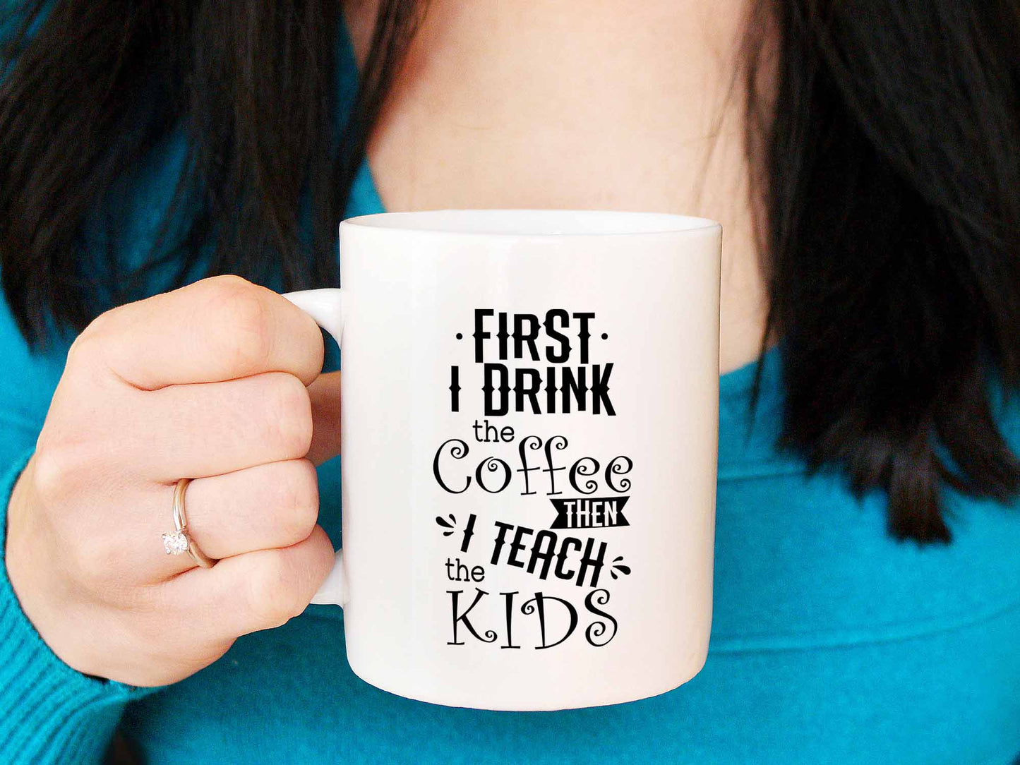 Teach the Kids Coffee Mug