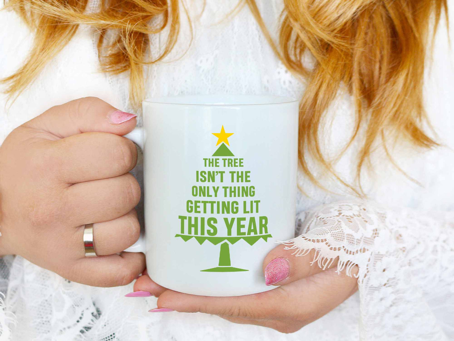 Getting Lit Christmas Coffee Mug