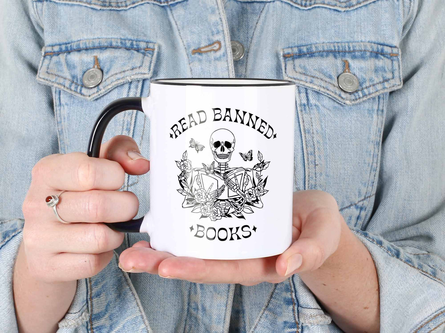 Read Banned Books Coffee Mug