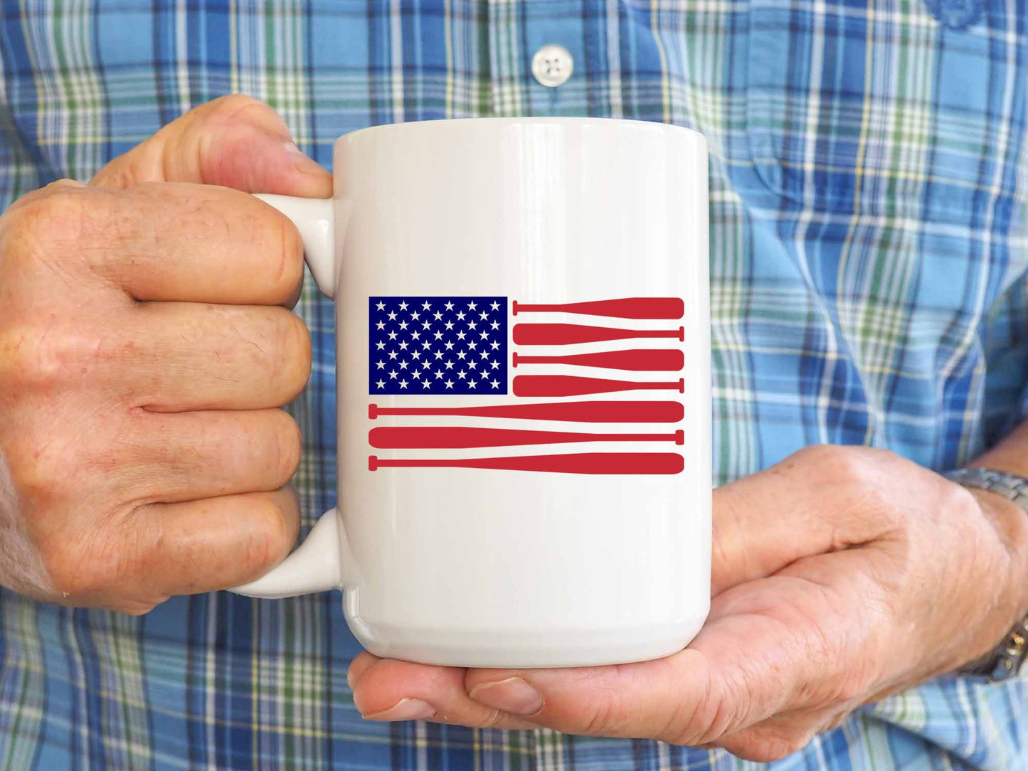 Baseball Flag Coffee Mug