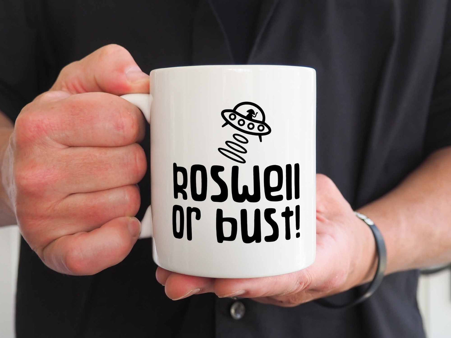 Roswell or Bust Coffee Mug