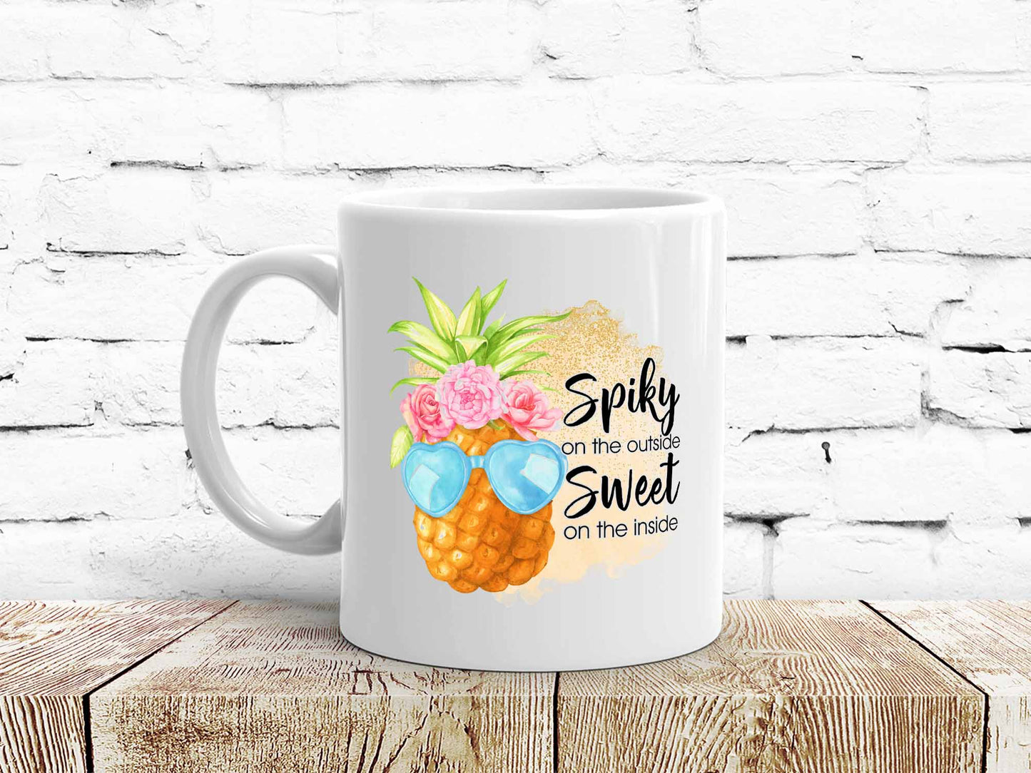 Spiky Sweet Pineapple Coffee Mug
