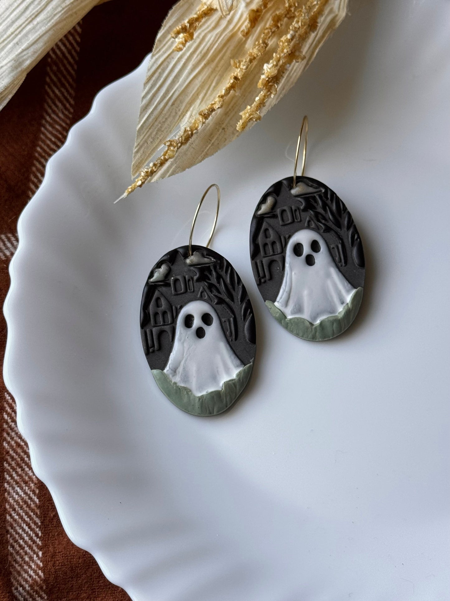 Haunted House Earrings