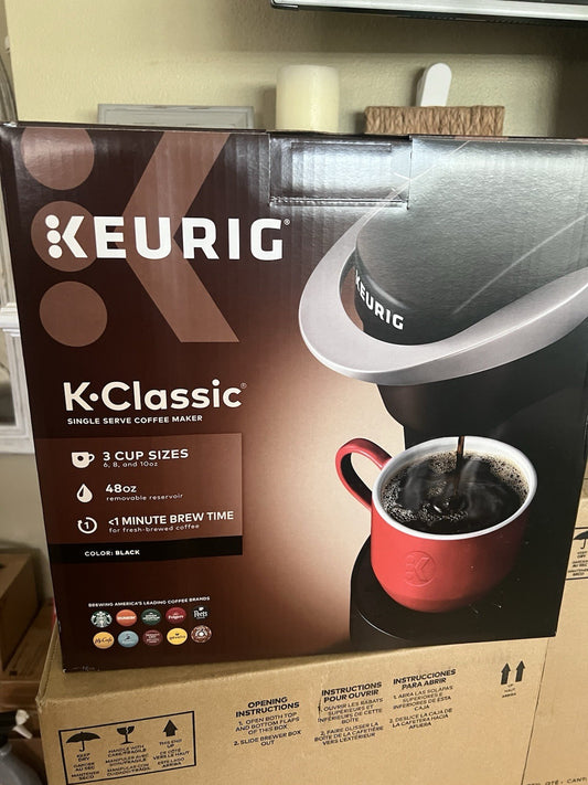 Keurig K50 Single Cup Coffee Maker - Black Brand New