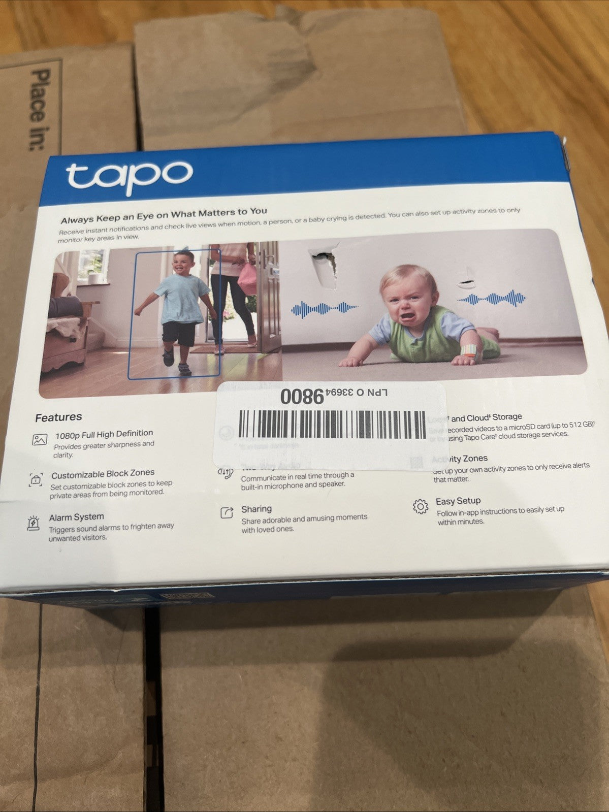TP-Link Tapo C100 1080P Indoor Security Camera Baby Monitor hd wifi