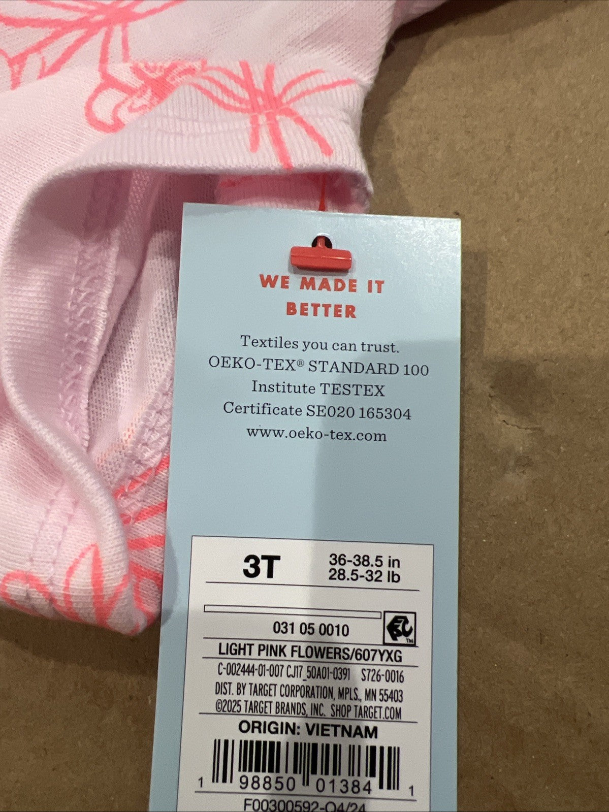 Pink Dress With Flowers