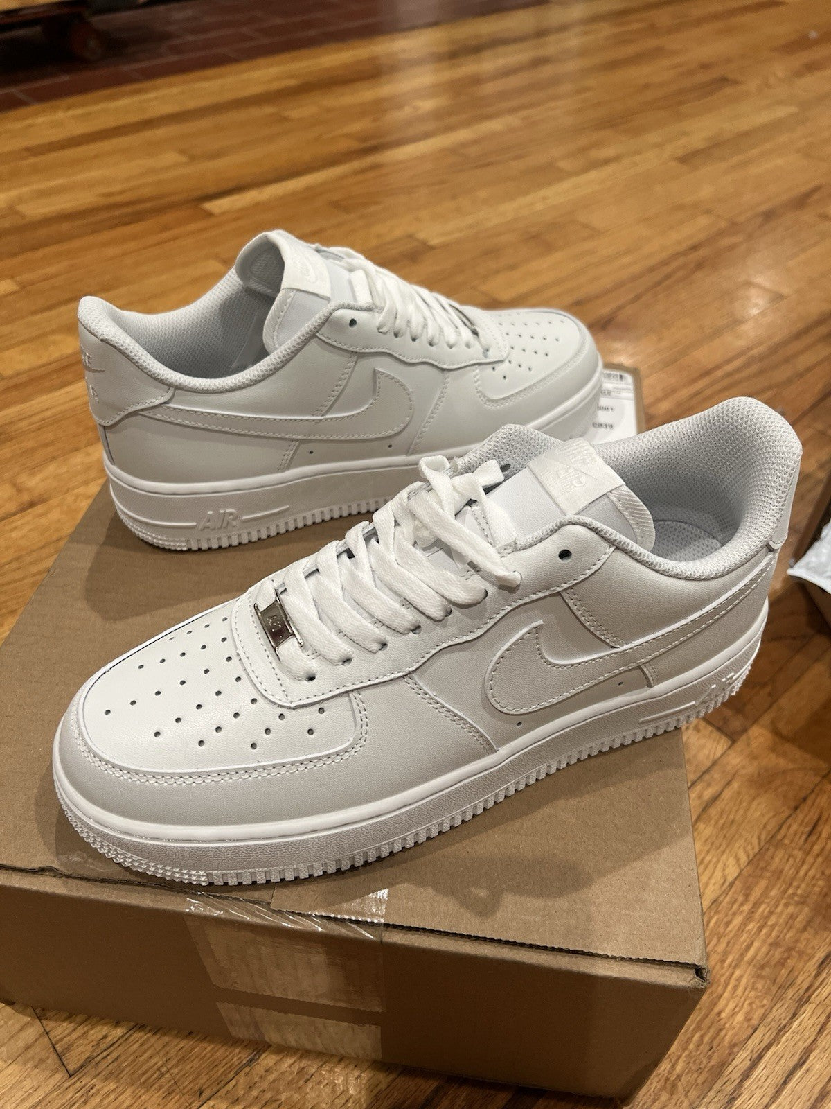 White Nike Air Force 1 Shadow - men size 9/women size 10.5 (used)