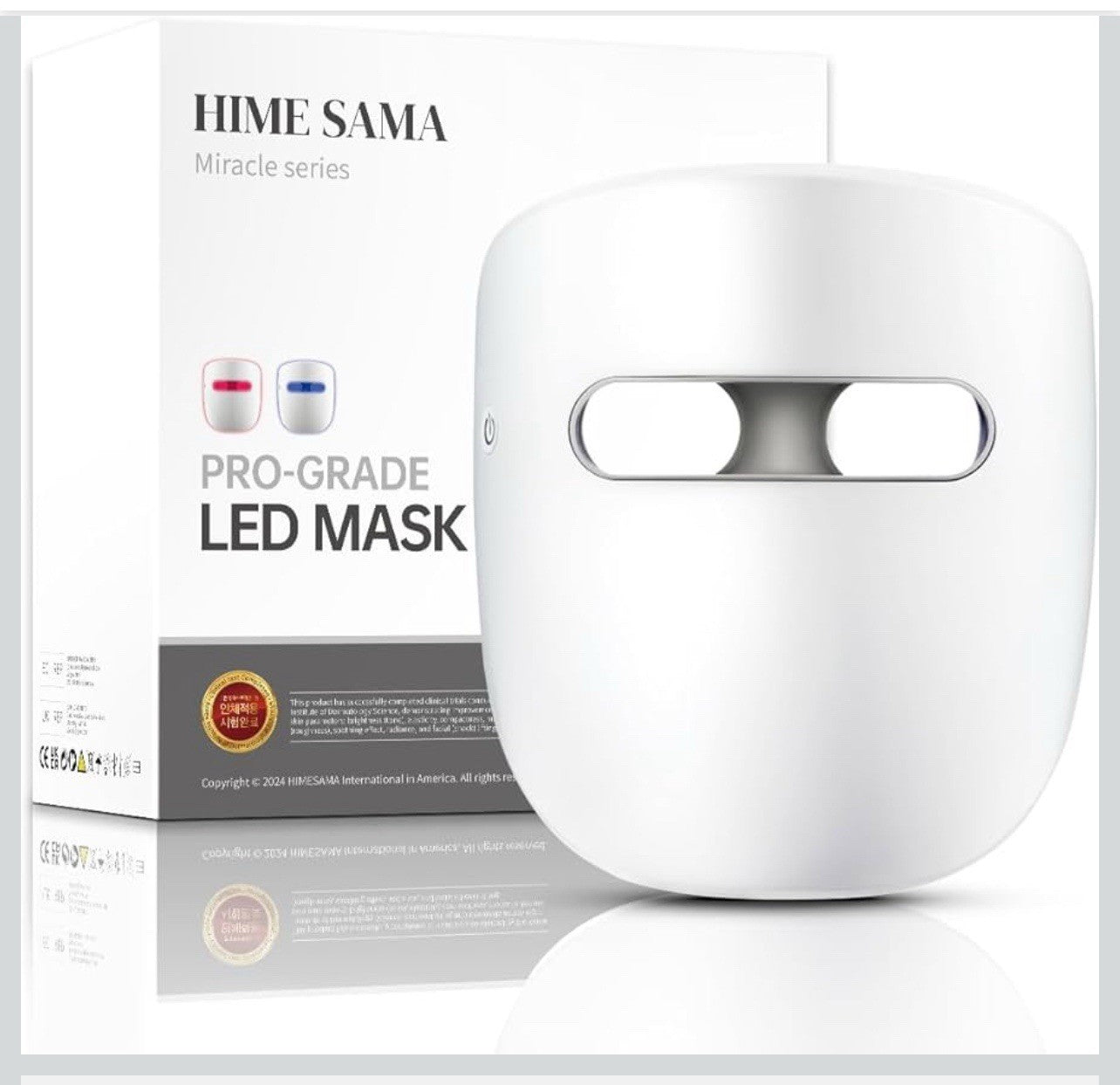 HIME SAMA Miracle ACE RB-050, 8 Color LED Face Mask Skin Care Red & Blue Light !