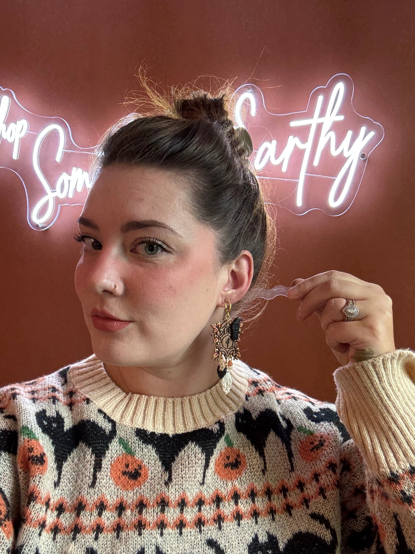 Autumn Cuckoo Earrings